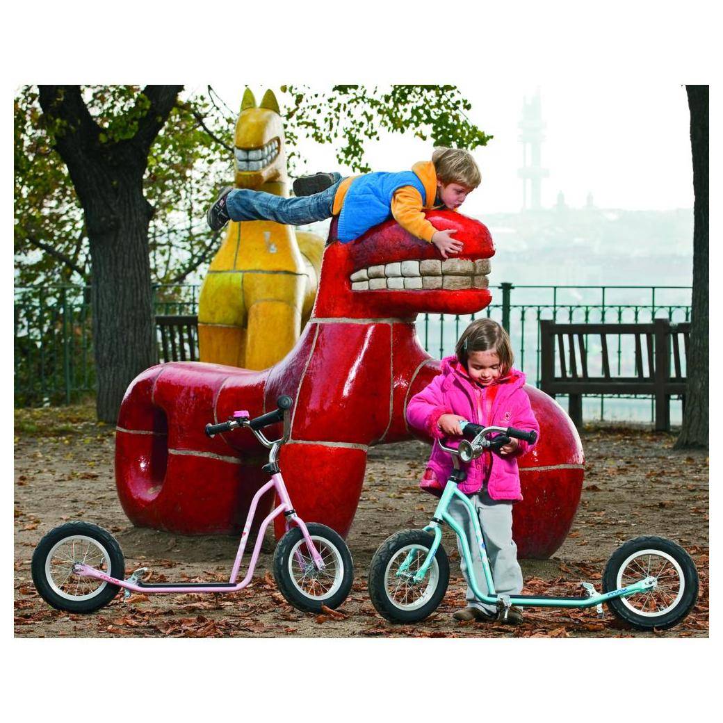 Trottinette Enfant Yedoo Wzoom - Pour 6 Ans Et Plus (120 Cm) - Pneus Pneumatiques 16/12 Pouces - Guidon Réglable
