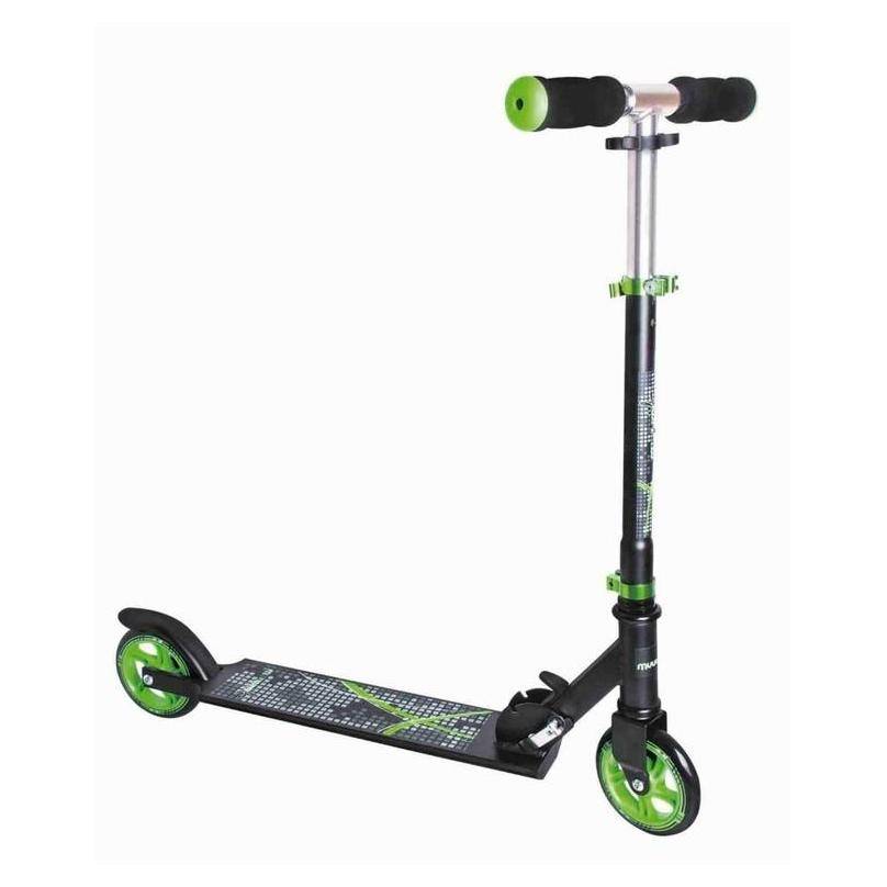 Trottinette avec éclairage LED design, grandes roues